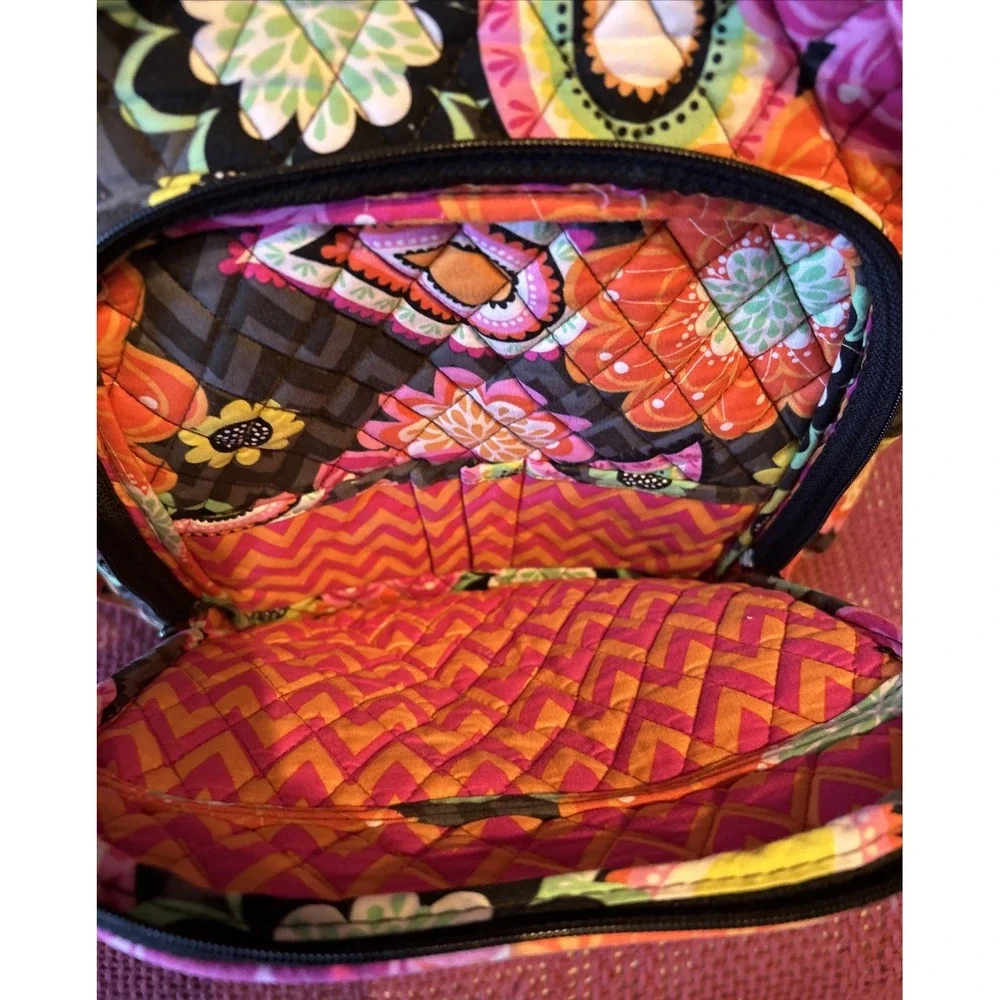 Vera Bradley Campus/School Backpack Multicolor Paisley Print +‎ Multiple Pockets